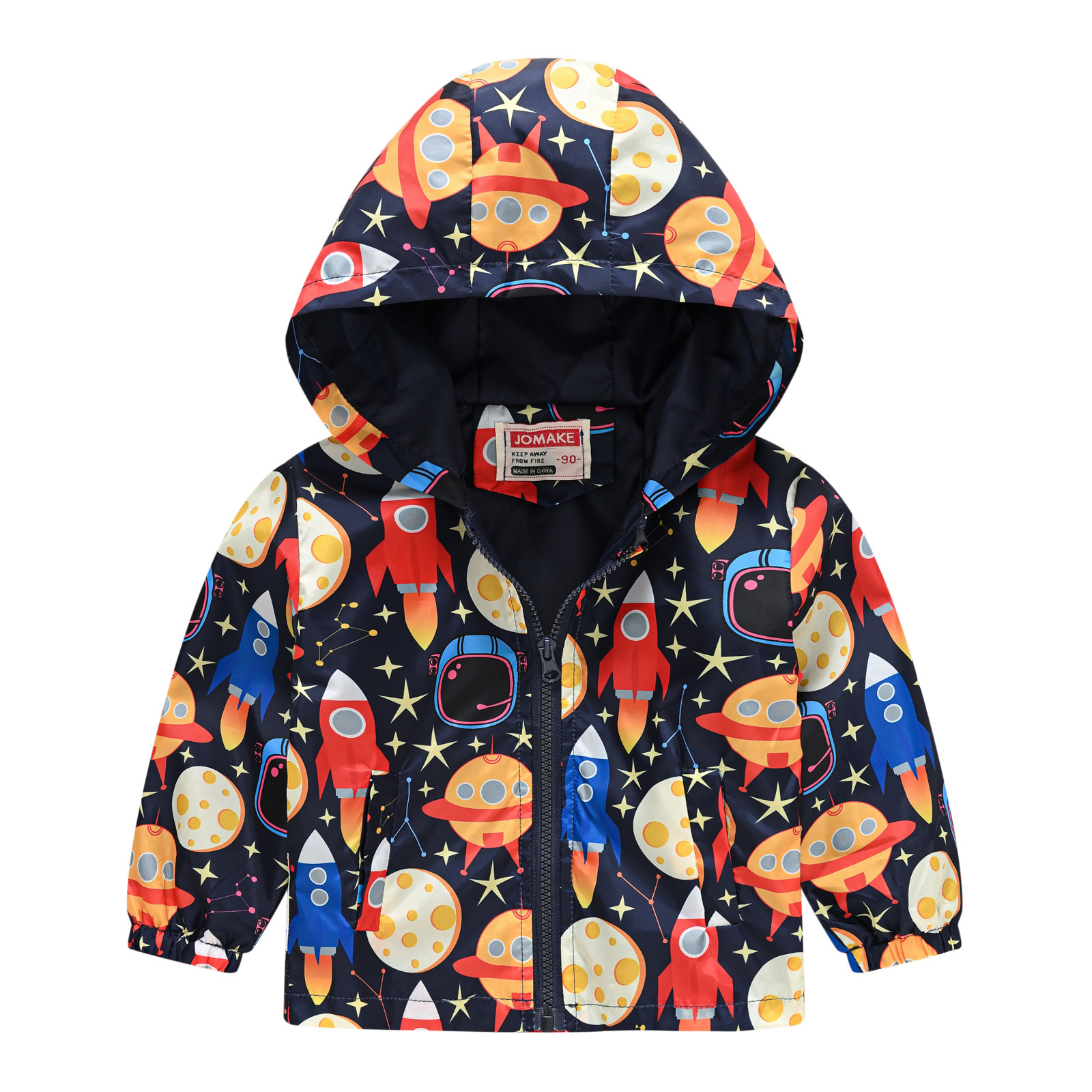 Navy Giraffe Jacket