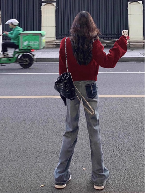 法式高级感开衫毛衣短款外套女2025春秋季新款设计感别致针织上衣|undefined