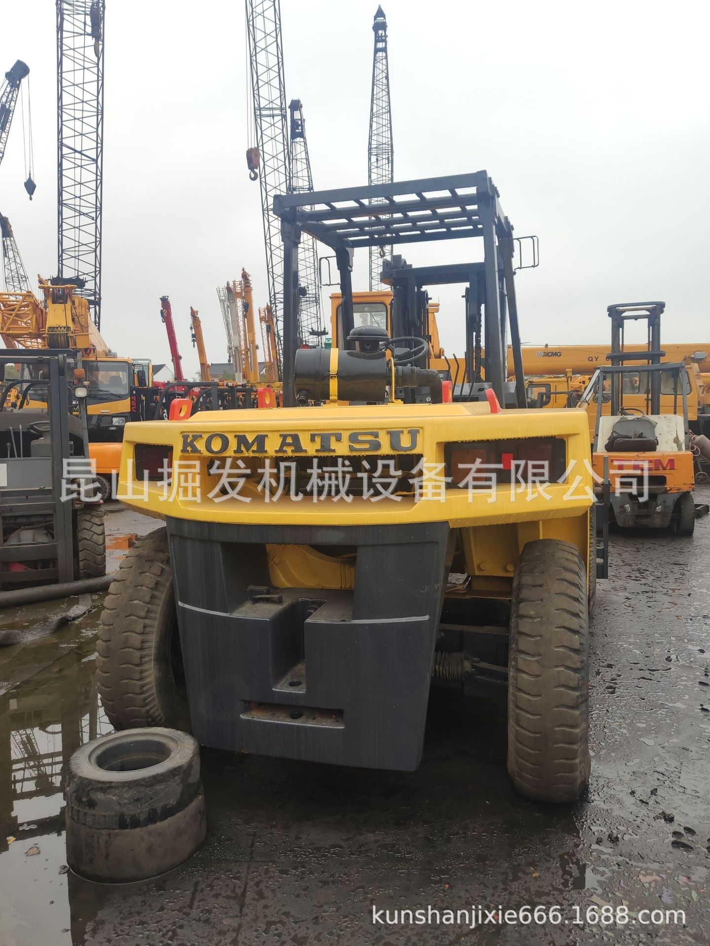 出售转让小松10吨叉车，15吨叉车二手叉车