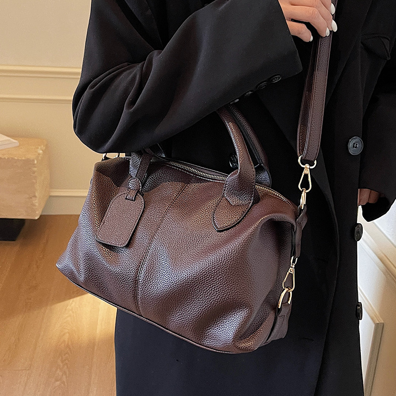 Borsa a spalla donna stile retro elegante borsa a tracolla_voghion.com