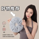 超大号干发毛巾发圈大肠圈女强吸水毛绒发绳不伤发洗脸两用简约