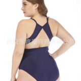 Купальник для плавания, 2019 года, европейский стиль, большой размер, подходит для полных девушек