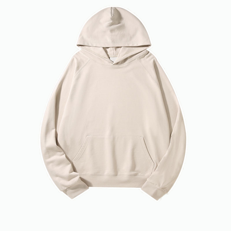 Transmisión en vivo 460g suéter con capucha pesado suéter de pareja color sólido suelto sudadera con capucha de marca de moda americana suéter de tendencia de gran tamaño