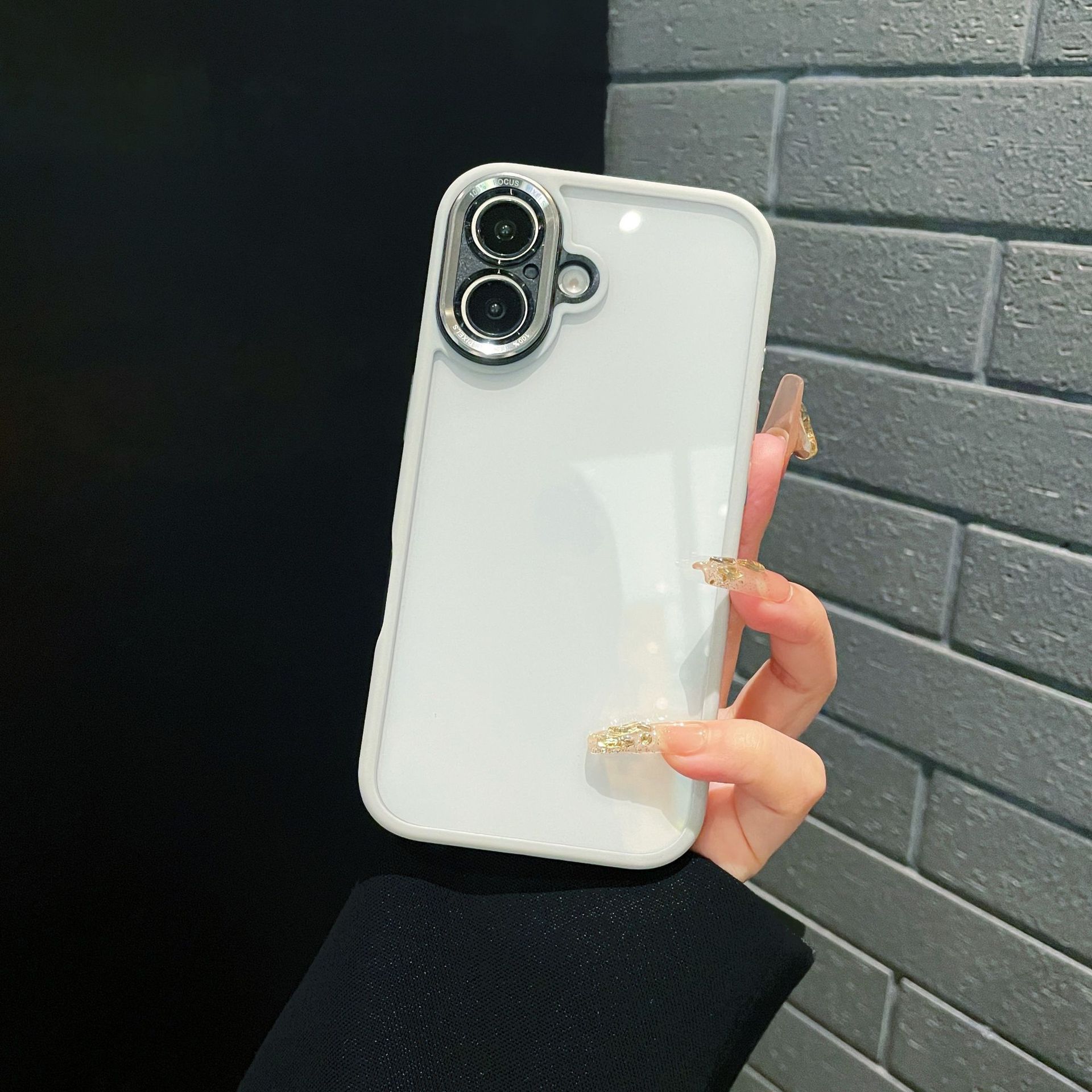 Escudo fino simple y transparente con succión magnética para iPhone14 Apple 16ProMax funda para teléfono móvil 15 pareja 13 duro 16