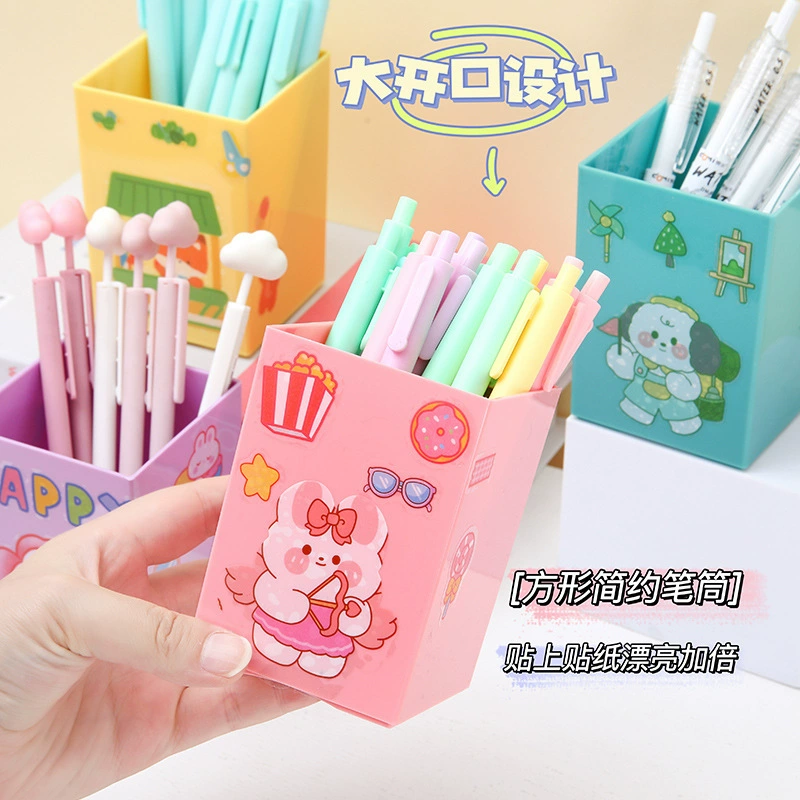 Pens holder, capacious storage box, universal storage system for students, stationery
