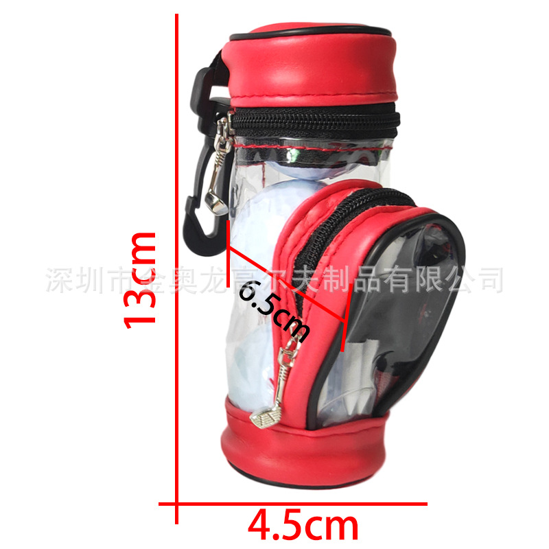 Golf PU material small waist bag, accessories tool bag, golf bag, three colors available
