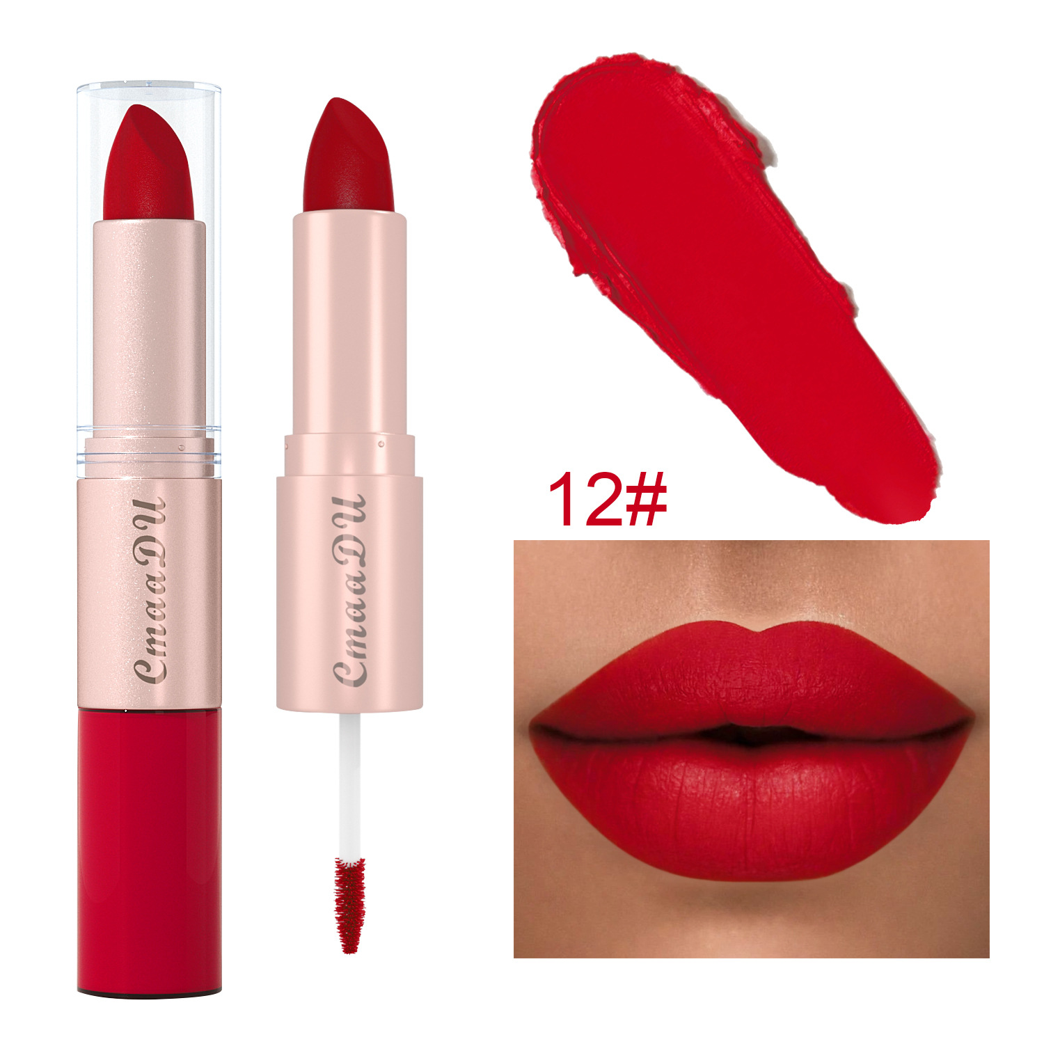 Casual Solid Color Plastic Lipstick display picture 3