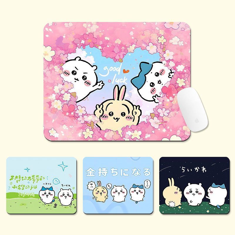 可爱团子鼠标垫键盘防滑垫男女生小号可爱卡通办公游戏便携鼠标垫