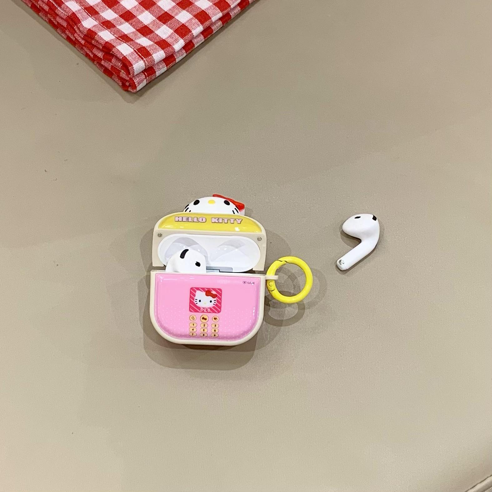 Teléfono de corazón de niña KTcat para Airpods1/2da generación para auriculares Pro2 estéreo nuevos auriculares inalámbricos 3/4