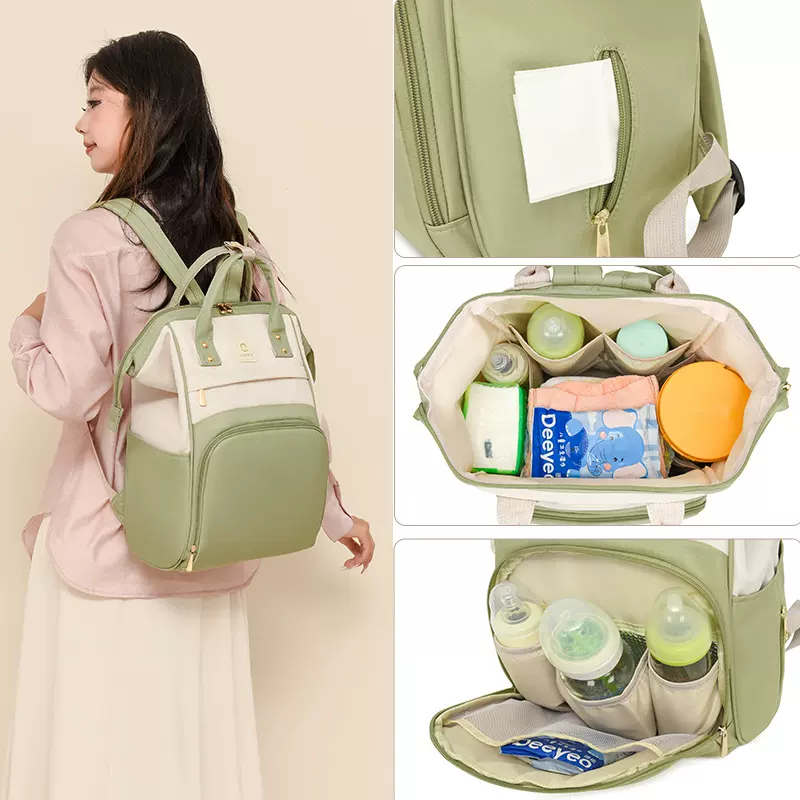 妈咪包多功能轻便宝妈外出外贸妈妈包手提背包大容量双肩包收纳