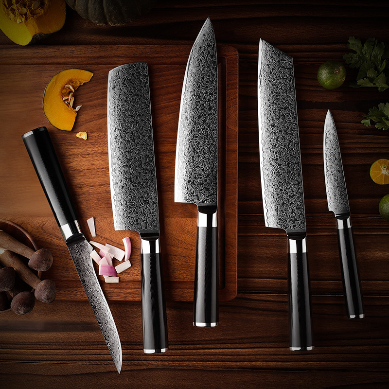 67 Layers VG10 Damascus Steel Kitchen Chef Knife Japanese Chopper Household Chopper suit