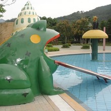 厂家直销户外水上乐园设备戏水小品儿童水上滑梯大型中型小型水寨