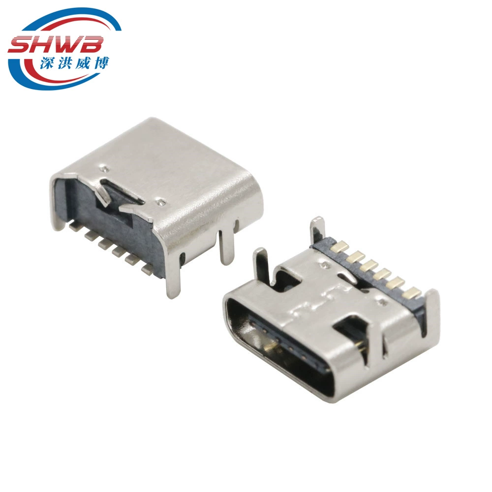 TYPE-C 3.1 USB материнская плата 6-пиновый быстрая зарядка флеш-схватка материнская высокая передача данных зарядная гнездо