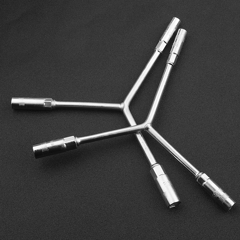 三叉套筒扳手加长Y型多功能摩托车三角手动工具套装套管套桶