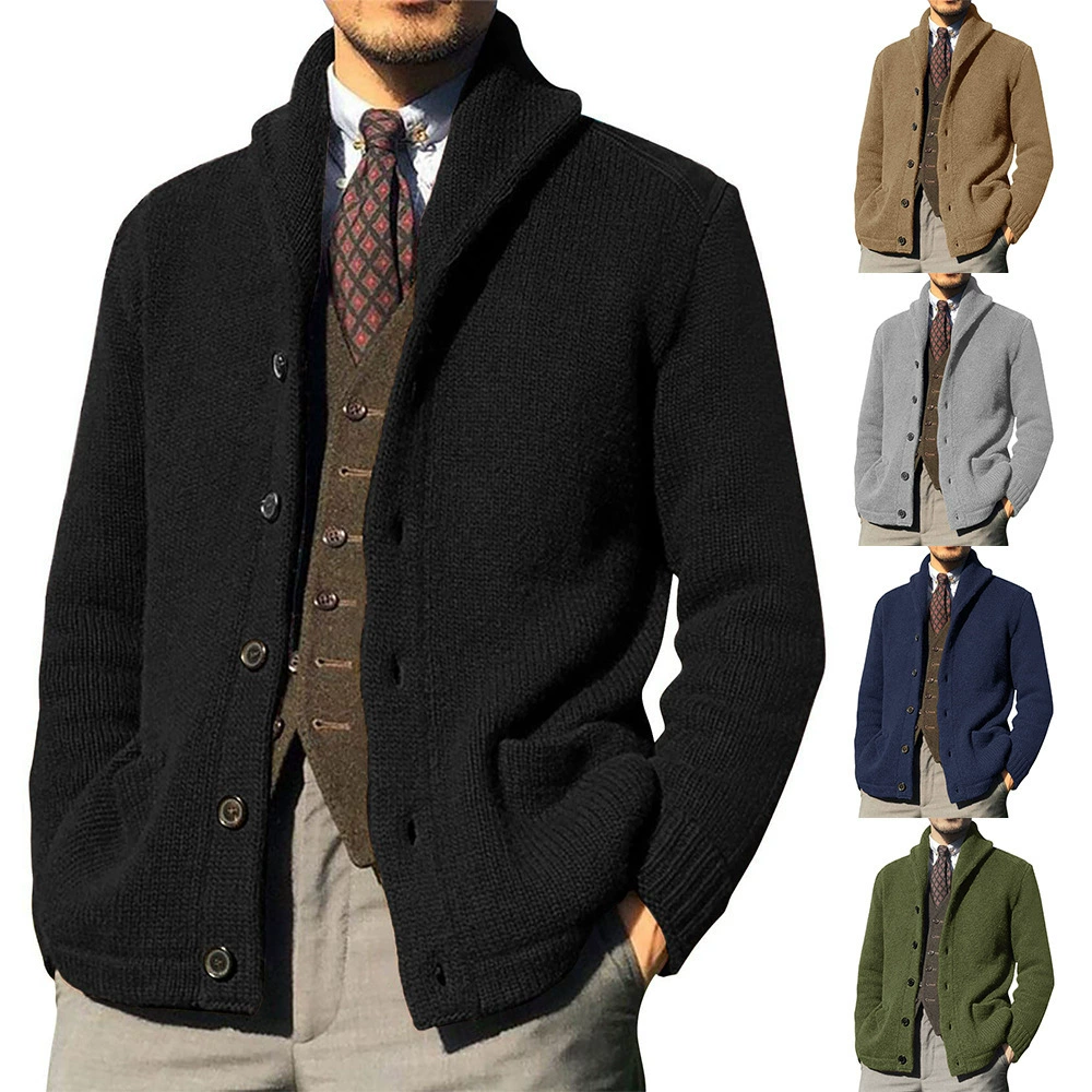 Демисезонный свитер, длинный рукав, кардиган, куртка, европейский стиль, для импорта