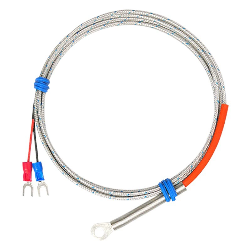 Прокладной пластырь Поверхностная Торцевая термопара M6 с круглым отверстием носовой зонд холодного давления Датчик температуры типа K определение температуры