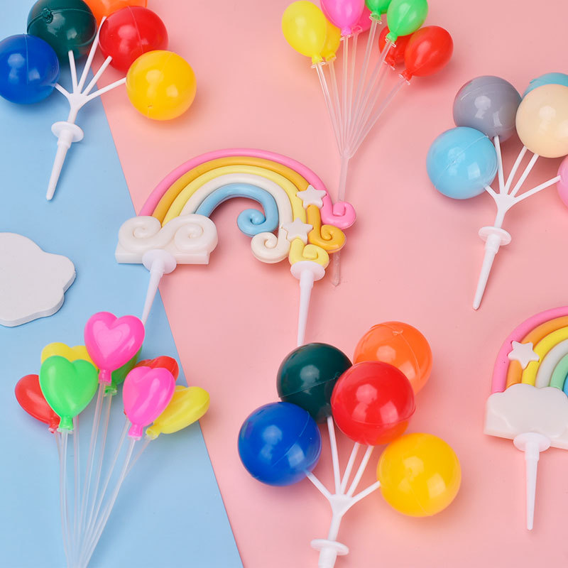 Colorful balloons, round balloons, love...