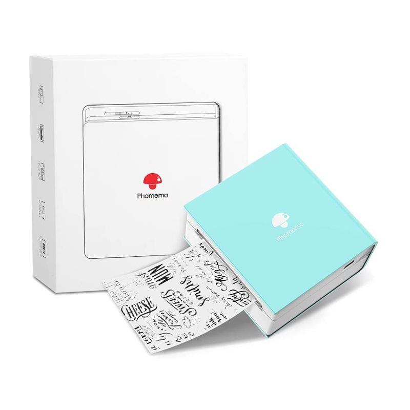 M03AS Impresora incorrecta de impresión Xiansen Versión en el extranjero del teléfono móvil Bluetooth Conexión sin tinta Máquina doméstica para estudiantes de 300DPI