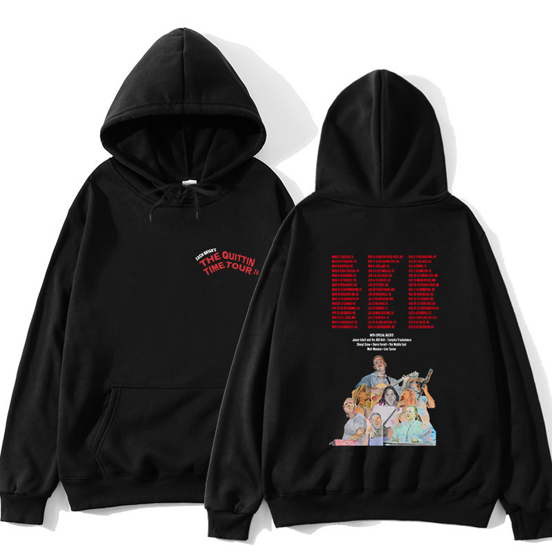 Zach Bryan The Quittin Time Tour 24 Admat Merch Hoodies