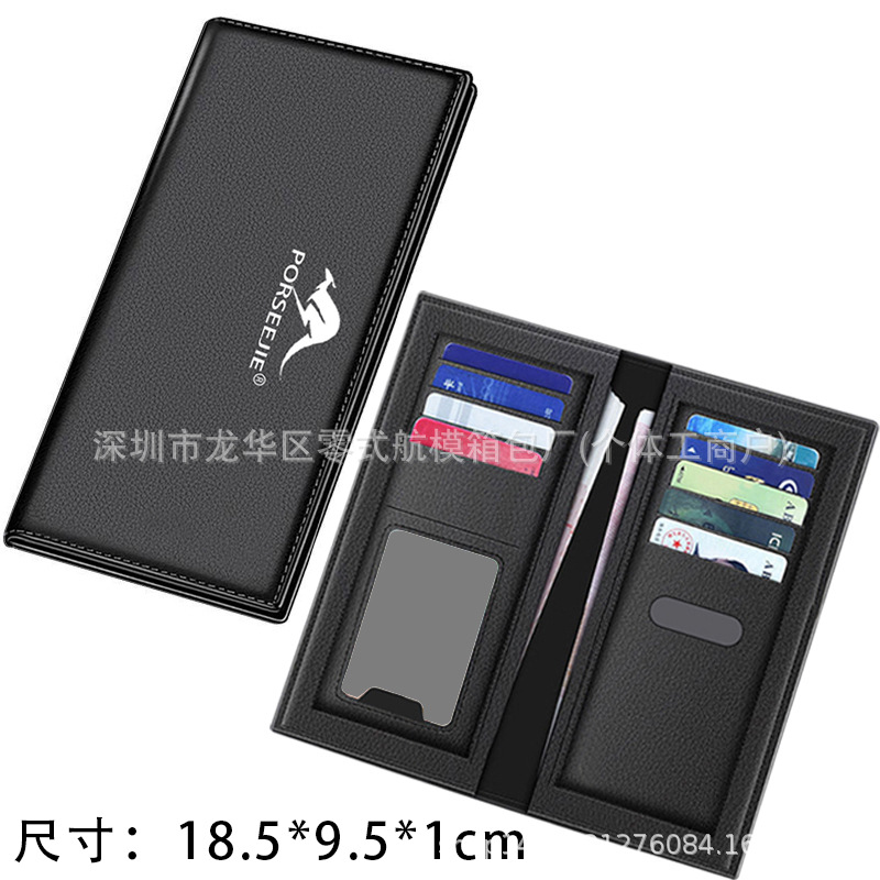 Cartera con estampado de cocodrilo Cartera para hombre Nuevo clip de dinero duradero Estilo corto Moda negocios Cartera de múltiples tarjetas Clásico