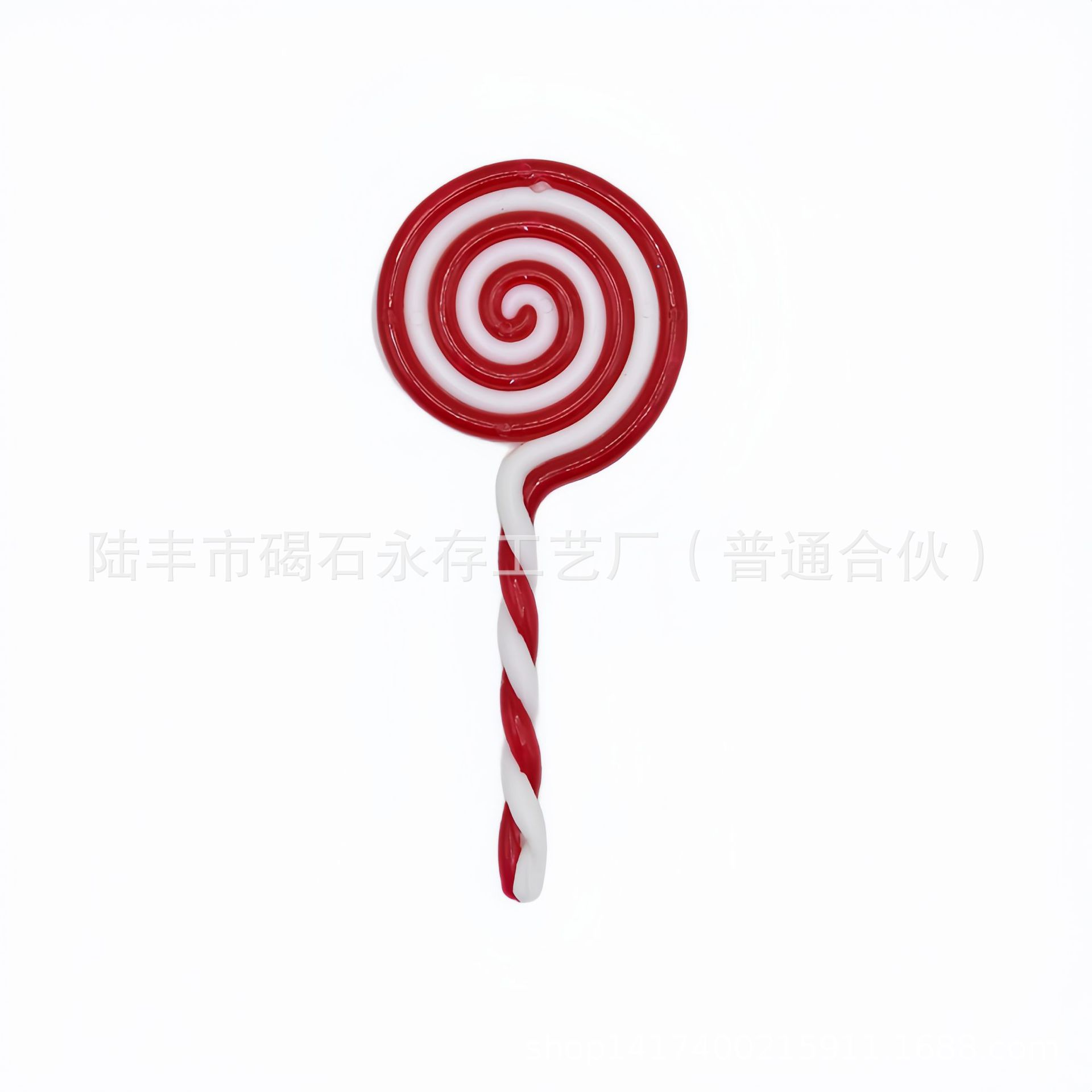 Precio de fábrica en stock acrílico artificial muleta decoración árbol de Navidad pequeña muleta acrílico caramelo colgante traje de Navidad