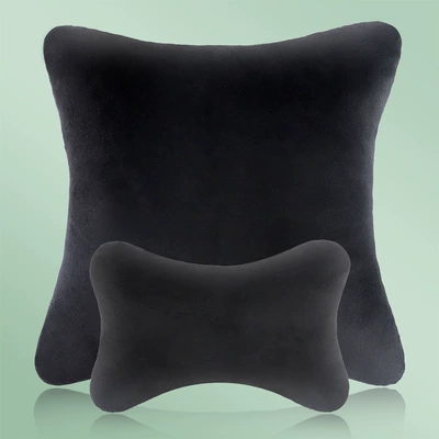 Headrest: Car Sleeping Essentials, Camellia Seat - headrest-pillow-black