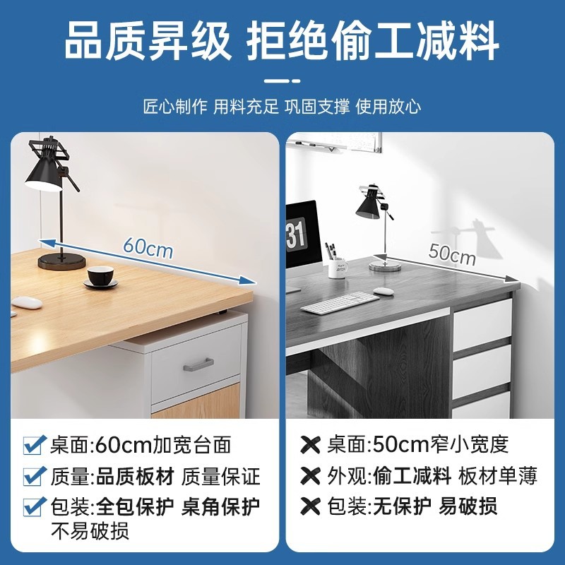 Escritorio del personal Escritorio de oficina simple y moderno