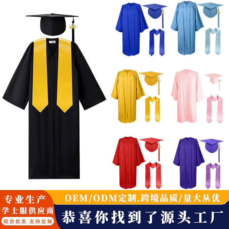 American Bachelor's Uniform, College Student, Male and Female Graduation Season Photo Clothing, High School Graduation Uniform, Degree Uniform, Ribbon Factory American Bachelor's Uniform, College Student, Male and Female Graduation Season Photo Clothing, High School Graduation Uniform, Degree Uniform, Ribbon Factory