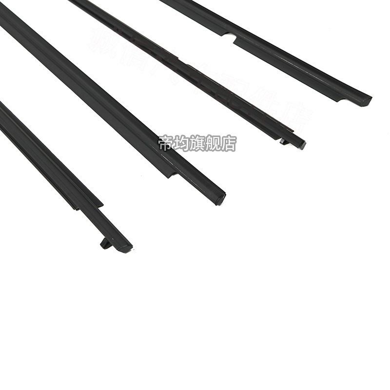 Suitable for 2009-2014 Highlander Window Glass Outer Trim Strip, Door Water Barrier Strip, Electroplated Strip, Waterproof Decorative Strip