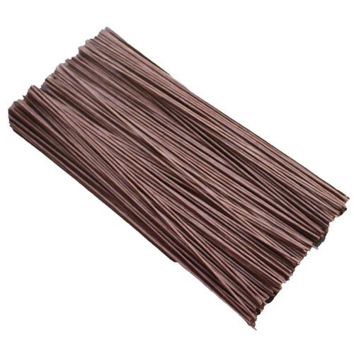 Brown paper wrapped flower stem, brown dried flower stem, dried fruit diy flower stem, paper wrapped wire