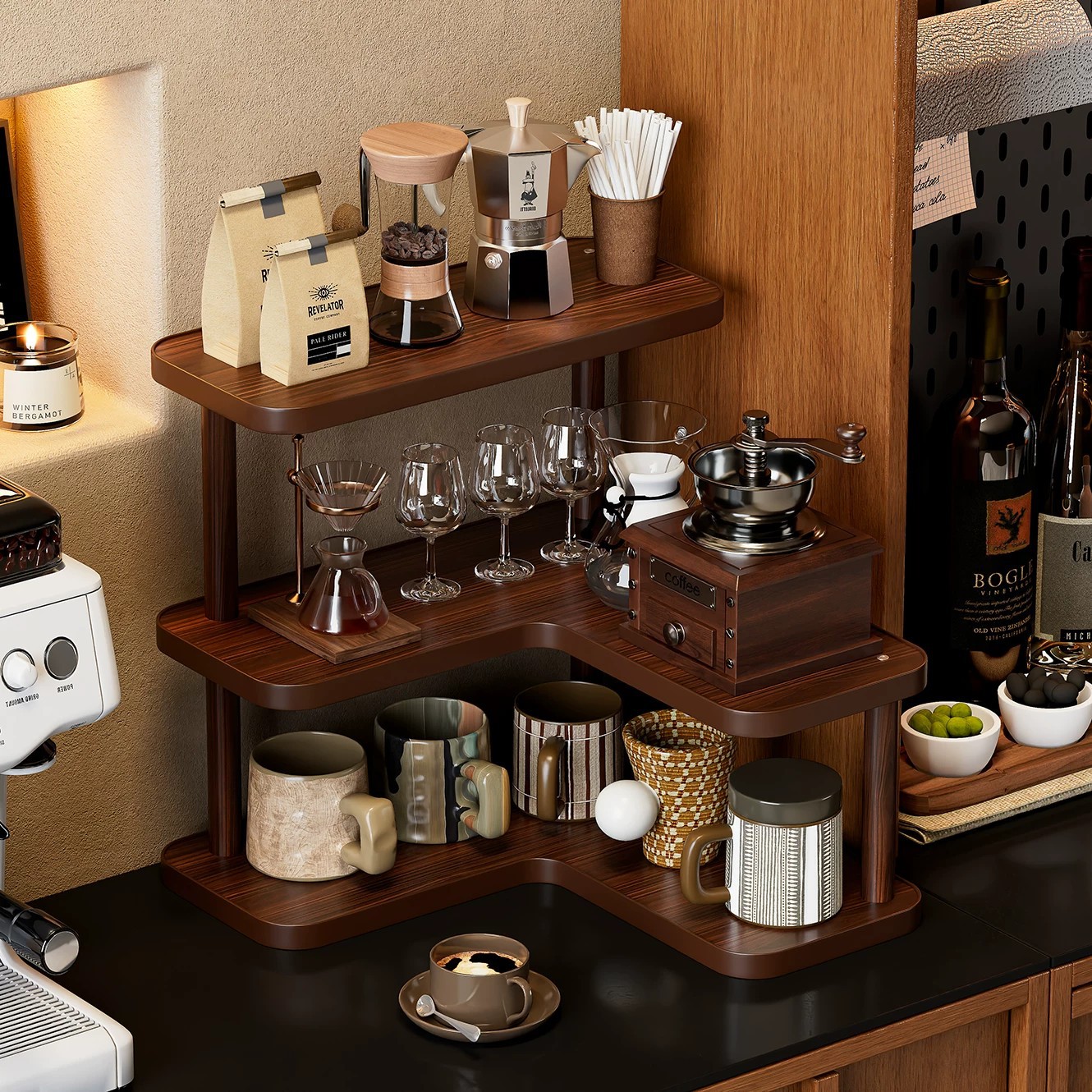 Corner Desktop Storage Rack Multi-layer Organizer Kitchen Household...