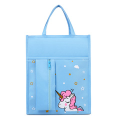 上學A4裝書補習袋校園加大加厚書袋中小學生手提袋兒童手拎補課包