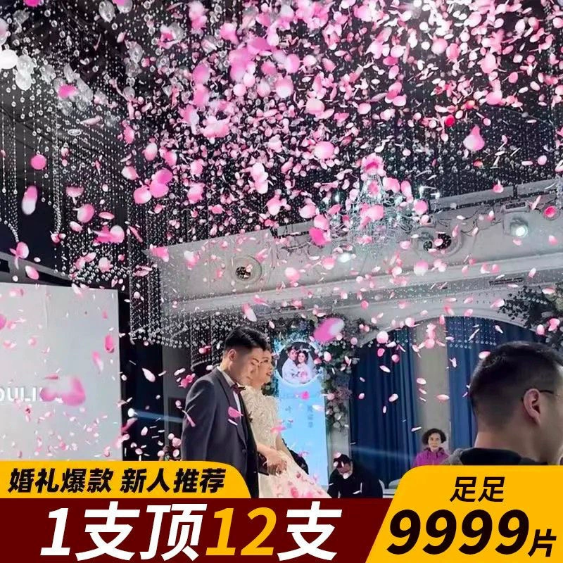 Свадебный лепестковый дождь для свадебных мероприятий в помещении и на улице, свадебная пушка с ручным распылителем