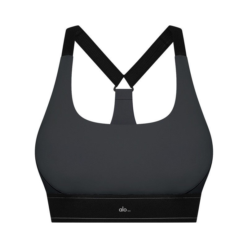 LOSCO cintura alta elevación de cadera acondicionamiento físico panty de alta resistencia antichoque ropa interior deportiva de colación desnuda sensación de yoga set