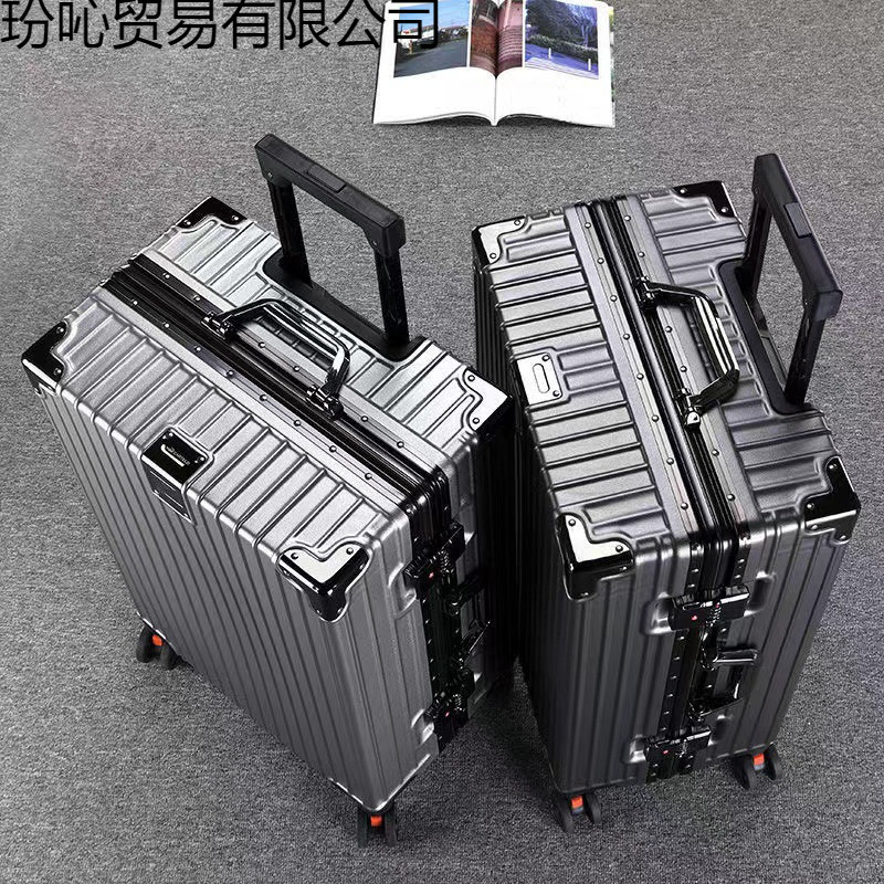 Manufacturer 28-Inch Universal Wheel Trolley Case Unisex Suitcase Aluminum Frame Durable Suitcase for Male and Female Students