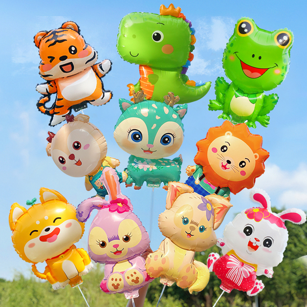 Children's Day animal clip balloon hand-held pole cartoon shape…