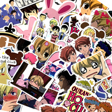 50张日漫樱兰高校男公关部卡通车贴装饰汽车平板手账亮膜DIY贴纸