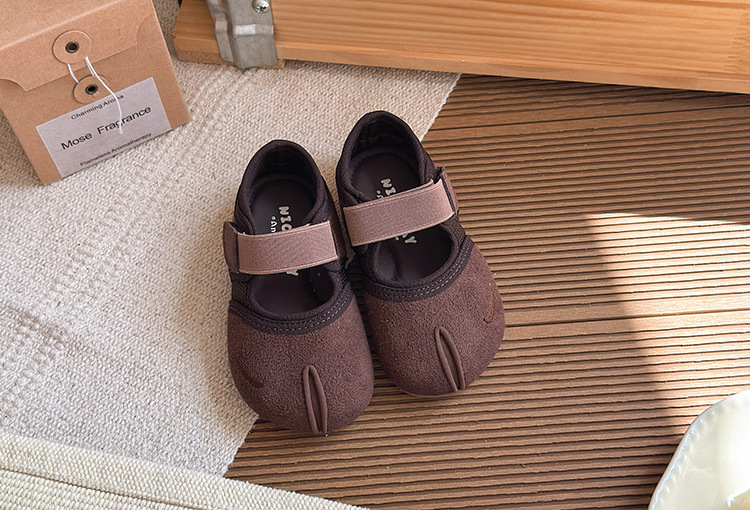 Sapatos de pele para menina estilo princesa coreano macios_voghion.com