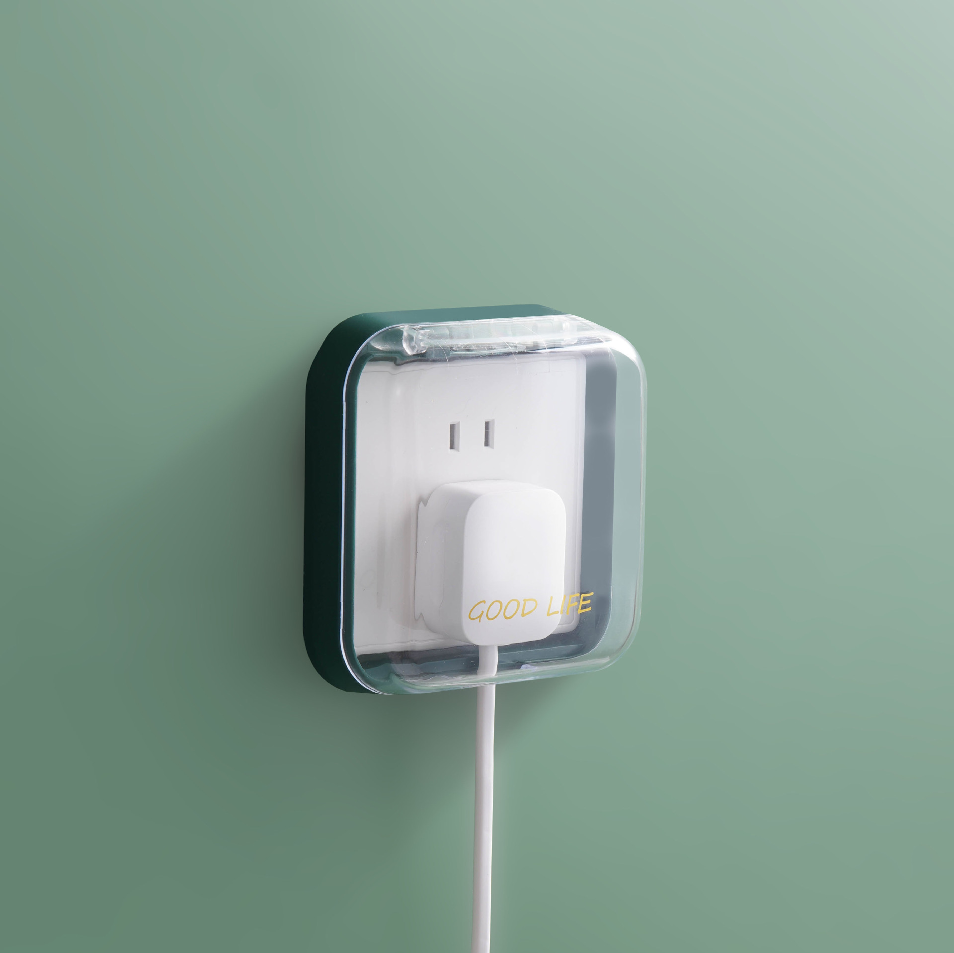 86-type universal waterproof cover self-adhesive wall-mounted plug protector for bathroom and bathroom power outlet waterproof box