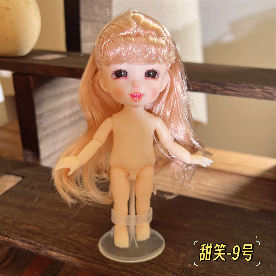 Милая кукла для переодевания, игрушка, 17 см, 3D