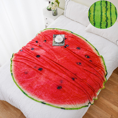 5ZV7 Flannel Blanket Flatbread Pancake Indian Flying Pancake Pizza Funny Food Blanket Air Conditioning Blanket Office Lunch