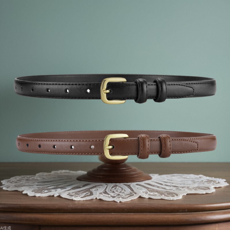 Factory wholesale ladies belt summer fashion Joker jeans decorative belt with simple pants belt