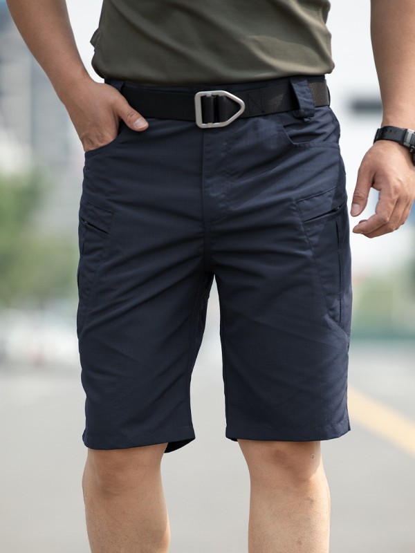 Tácticas transfronterizas Pantalones cortos de camuflaje al aire libre X5 para hombres Pantalones casuales de varios bolsillos Monos sueltos de cinco puntos resistentes al desgaste
