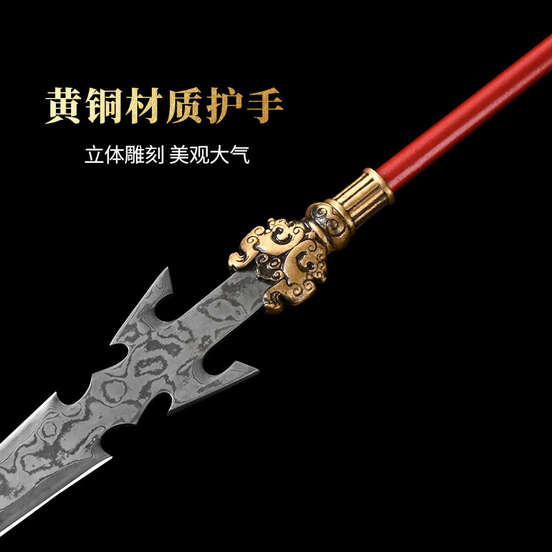 龍泉リンドウブライトシルバー銃武器金属モデルダマスカス鋼ギフト家庭用刃物なし装飾品 40 センチメートル|undefined