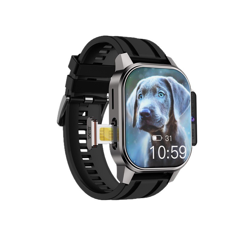 Reloj inteligente Android B22 nativo, tarjeta 5G, pantalla Netcom AMOLED completa, cámara frontal, descarga independiente de la aplicación