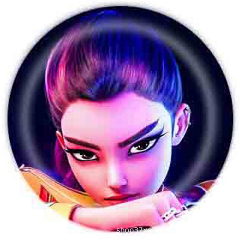 动画Kpop demon hunters猎魔女团马口铁胸章吧唧徽章胸针谷子58mm|undefined