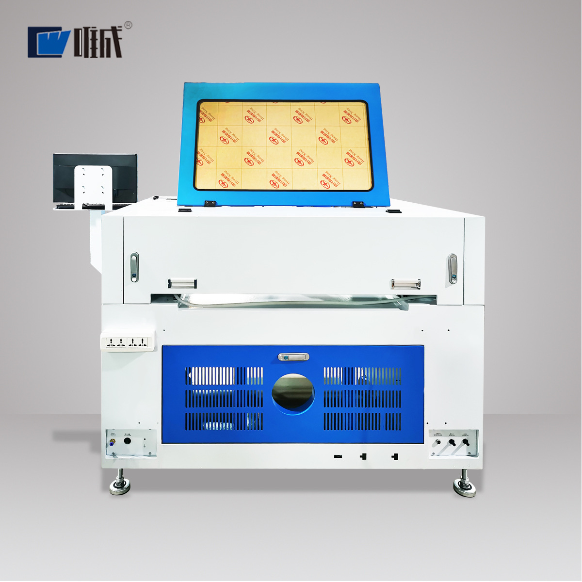 摄像定位布料亚克力激光切割机 服装面料裁剪机双头切皮革