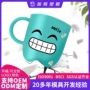 新款情侣款带柄家用牙缸