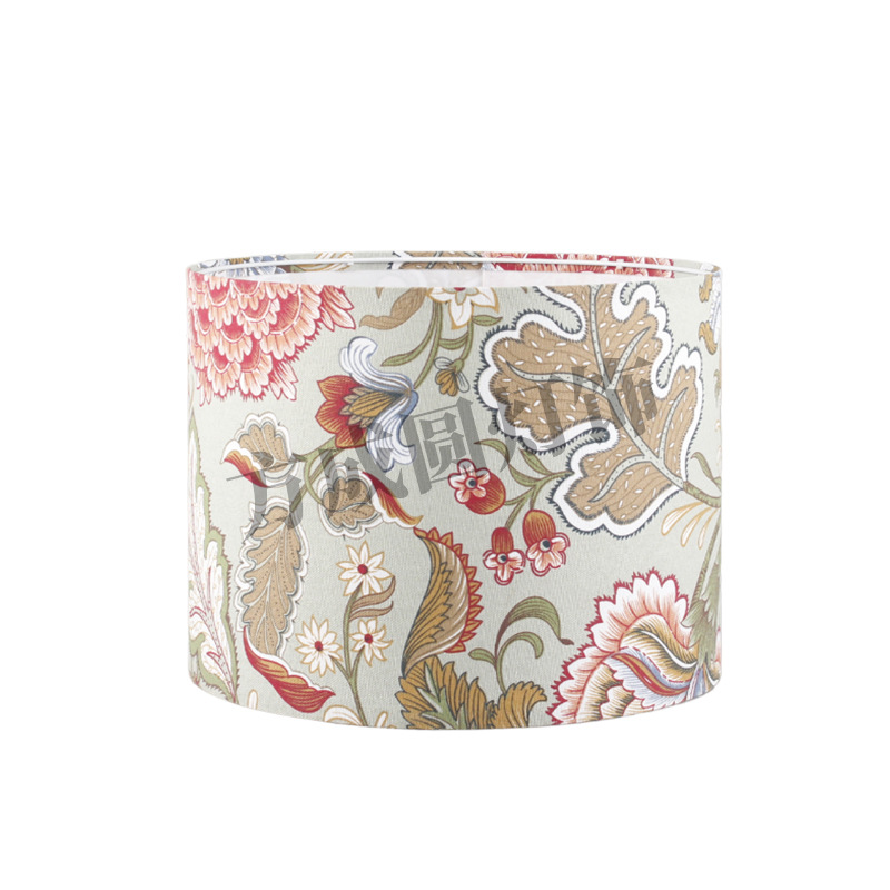 Bosque de viento tela lámpara cubierta sala de estar sala de té personalidad creativa lámpara de piso cubierta dormitorio cálida lámpara de cabezal de cama lámpara de mesa cubierta