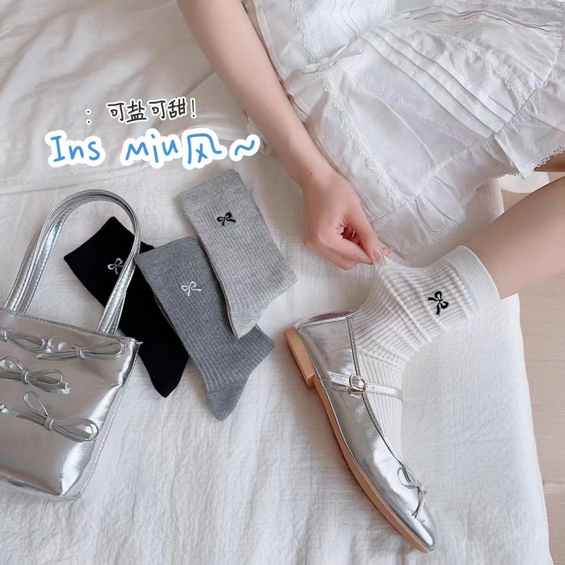 一件代发可爱百搭月子袜堆堆袜薄款夏季吸汗袜子女中筒袜透气批发|undefined